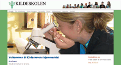 Desktop Screenshot of kildeskolen.dk
