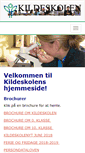 Mobile Screenshot of kildeskolen.dk
